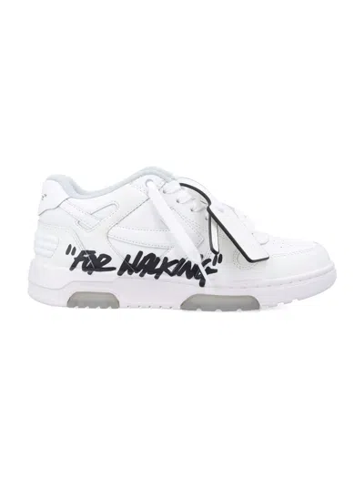 Off-white Out Of Office For Walking Leather Sneakers In Multi