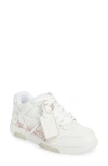Off-white Out Of Office Leather Sneakers In White Pink