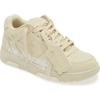 Off-white Out Of Office For Walking Sneaker In Beige-white
