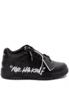Off-white Out Of Office Sneakers For Walking In Black