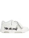 Off-white Out Of Office Graffiti-print Low-top Sneakers In White