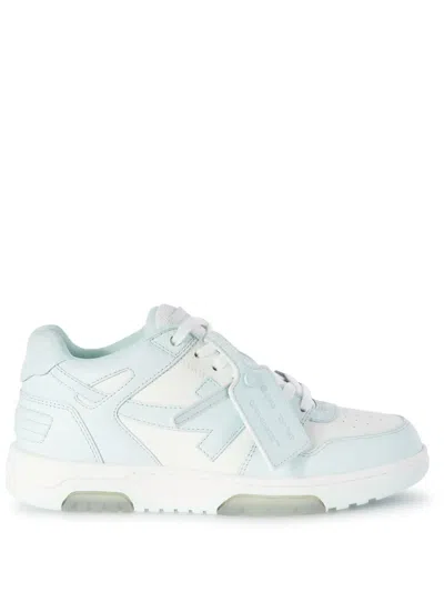 Off-white 30mm Out Of Office Leather Sneakers In Green