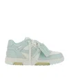 Off-white Out Of Office Arrow Bicolor Sneakers In Green