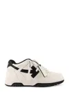 Off-white Out Of Office Leather Low-top Sneakers In Multi
