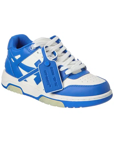 Off-white Out Of Office Leather Sneaker In Blue