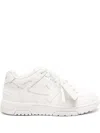 Off-white Low-top Calf Leather Sneakers In 101 White White