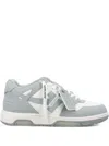 Off-white White And Grey Out Of Office Sneakers In Gray