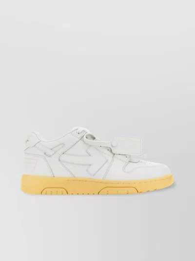Off-white Out Of Office Leather Sneakers In 0101