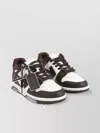 Off-white Out Of Office Leather Sneakers In Brown