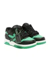 Off-white Out Of Office Leather Sneakers In Black