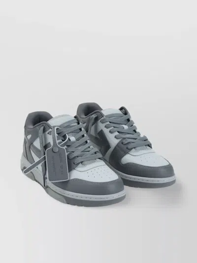 OFF-WHITE OUT OF OFFICE LEATHER SNEAKERS
