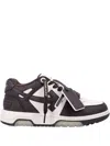 Off-white Out Of Office Leather Sneakers In Brown