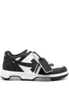 Off-white Out Of Office Leather Sneakers In Multi