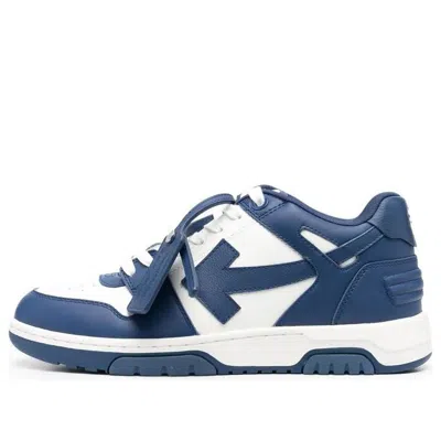 Off-white Out Of Office Leather Sneakers 'navy White'