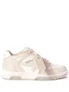 Off-white Out Of Office Leather Sneakers In Neutral