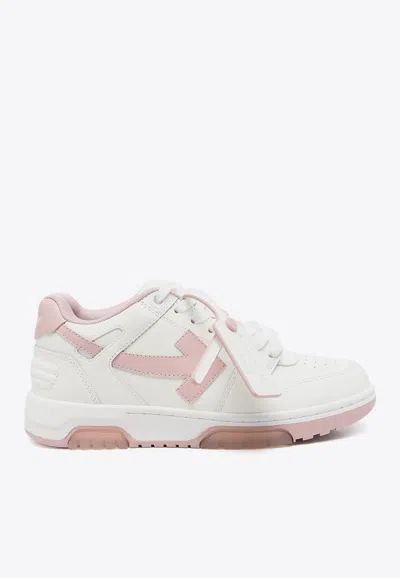 OFF-WHITE OUT OF OFFICE LEATHER SNEAKERS