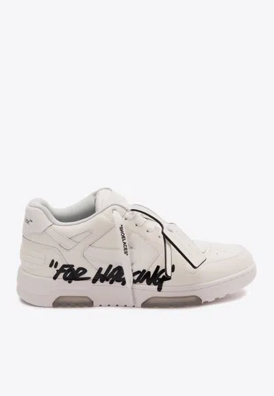 Off-white Out Of Office Leather Sneakers In White