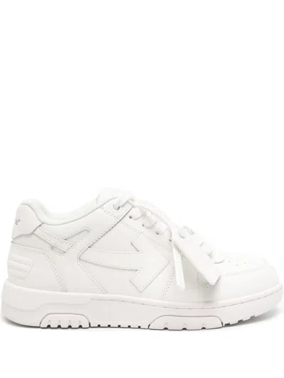 Off-white Out Of Office Leather Sneakers In White