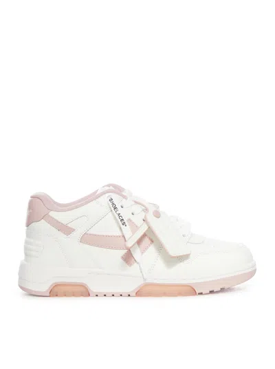 Off-white Out Of Office Leather Sneakers In White