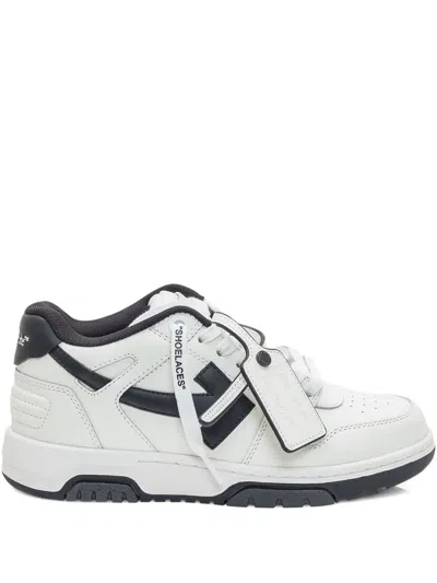 OFF-WHITE OUT OF OFFICE LEATHER SNEAKERS