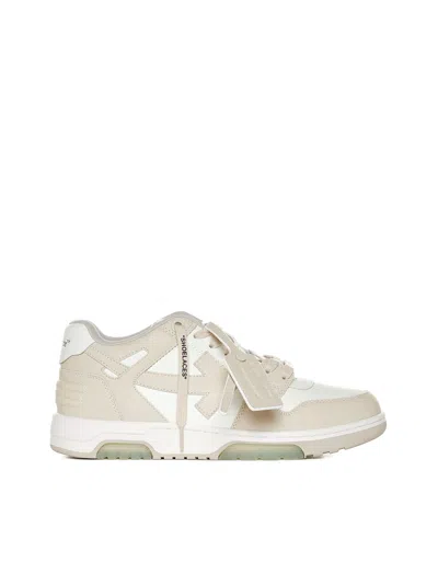 OFF-WHITE OUT OF OFFICE LEATHER SNEAKERS
