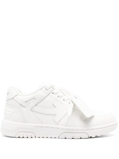 Off-white Out Of Office Leather Sneakers In White