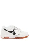 Off-white Off White Out Of Office Sneakers In White And Black