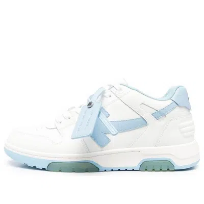 Off-white Out Of Office Leather Sneakers 'white Blue' In Multi