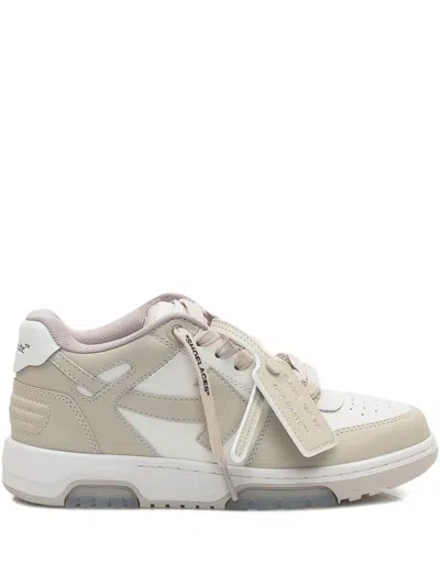 OFF-WHITE OUT OF OFFICE LEATHER SNEAKERS