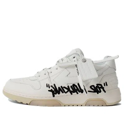 Off-white Out Of Office Leisuresneakers White/black In Multi