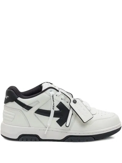 Off-white White And Black Leather Out Of Office Sneakers