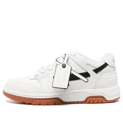 Off-white Out Of Office Low Leather Sneaker 'white Black'