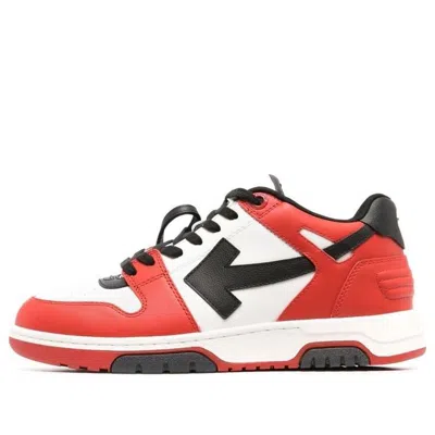 Off-white Out Of Office Low Sneaker 'red White Black' In Multi