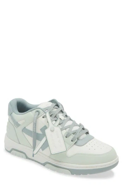 Off-white Out Of Office Low Top Sneaker In Mint-grey Green