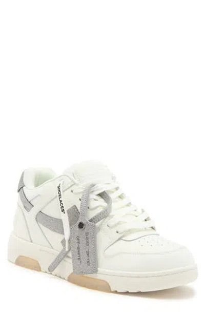 Off-white Out Of Office Low Top Sneaker In White/silver