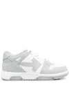 Off-white Off White Out Of Office Leather Sneakers In 109 White Grey