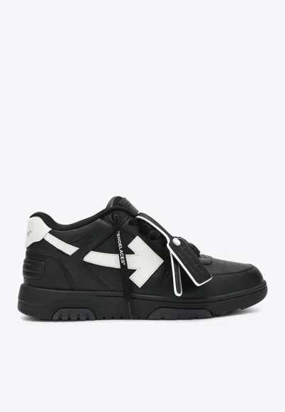 Off-white Out Of Office Low-top Sneakers In Black