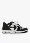 Off-white Out Of Office Leather Sneakers In Gray