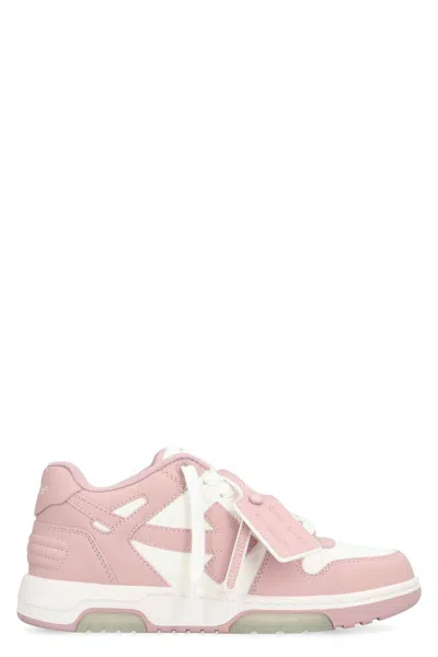 Off-white Out Of Office Low-top Sneakers In Pink