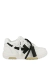 OFF-WHITE OFF-WHITE OUT OF OFFICE LOW-TOP SNEAKERS WOMAN SNEAKERS MULTICOLORED SIZE 8 CALFSKIN, POLYESTER