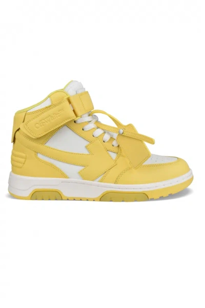 Off-white Out Of Office Mid Sneakers In Yellow