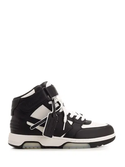 Off-white Out Of Office Mid Top Sneaker In White Black