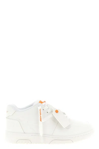 Off-white Out Of Office Molded Logo-detail Sneakers In White