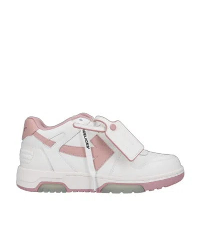Off-white Sneakers In White Pink