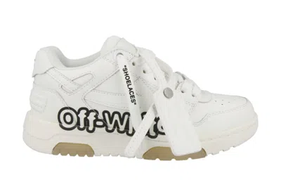 Pre-owned Off-white Out Of Office Ooo "" Low Tops White Black (women's) In White/black