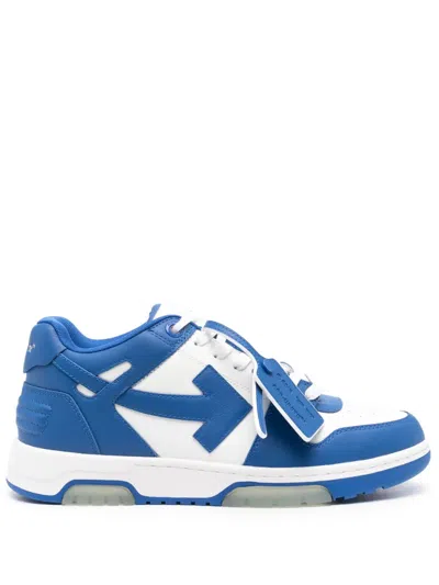 Off-white Off White Out Of Office Leather Sneakers In Animal Print