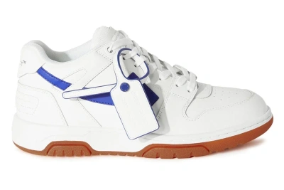 Pre-owned Off-white Out Of Office Ooo White Royal Gum In White/royal Blue/gum