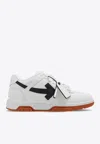 OFF-WHITE OUT OF OFFICE PANELED LEATHER SNEAKERS