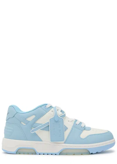 Off-white Off White Out-off-office Leather Sneakers In Multi