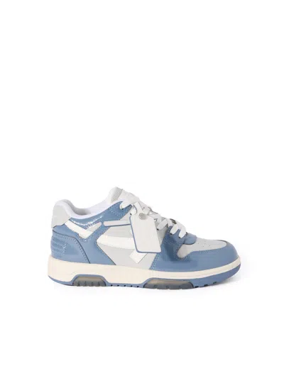 Off-white Out Of Office Patent Leather In Blue